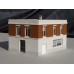 CMBV005-1  Office building R + 1 terracotta and concrete (small) - HO scale
